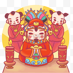 请财神图片_拜祭财神爷请财神神仙神像