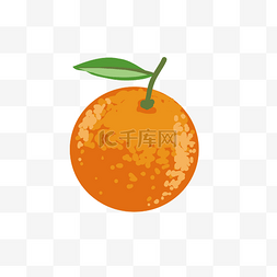 橙子水果造型元素
