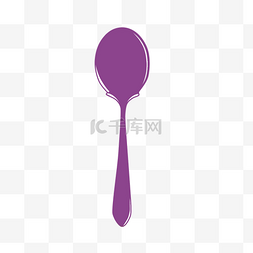 木勺图片_勺子紫色木勺