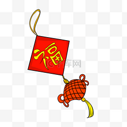黄色的中国结图片_红色的中国结福字