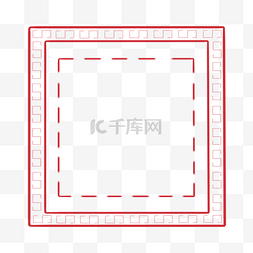 2019大气图片_元旦新年红色中国风装饰边框