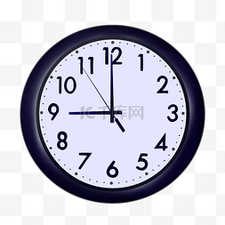 瑞士钟表展图片_黑色时钟插画