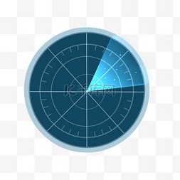 深蓝色的海图片_太空雷达科技图标素材