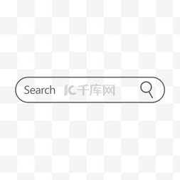 ios输入框图片_简约搜索框放大镜矢量图