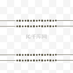 灰色文艺图片_简约灰色分割线