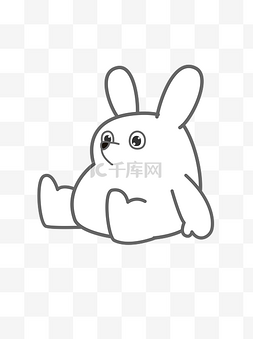 兔子卡通玩具图片_矢量可爱卡通玩具兔子元素