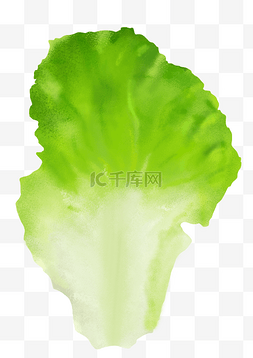 免抠美食插画图片_火锅节绿色写实小清新蔬菜生菜png