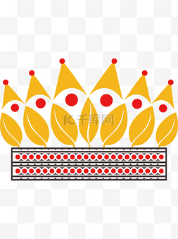 创意欧美皇冠矢量素材图案