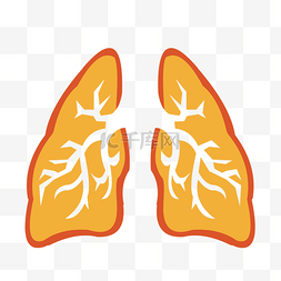 人体图图片_手绘人体器官肺矢量免抠素材