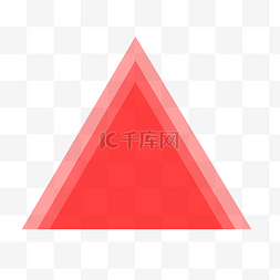 正三角形图片_橙色立体正三角形