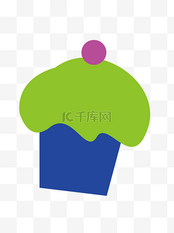 绿色冰淇淋图片_绿色冰淇淋元素设计