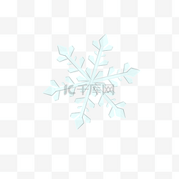 漂浮圣诞雪花图片_圣诞节冬日蓝色漂浮雪花免费下载