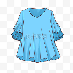 生活物品图片_女士上衣衣服插画