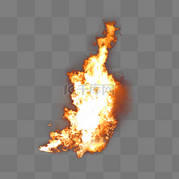 火花火光特效图片_燃烧的烈焰火焰元素