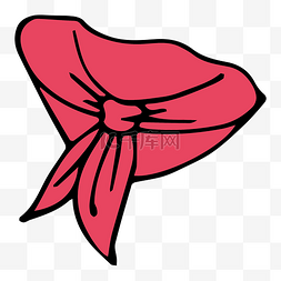 红领巾小学生卡通图片_矢量图红色红领巾