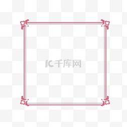 正方形欧式边框图片_四边花纹欧式边框