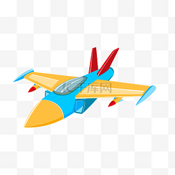 交通工具橙色飞机