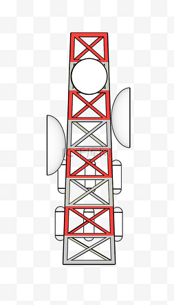 新闻直播卡通插画