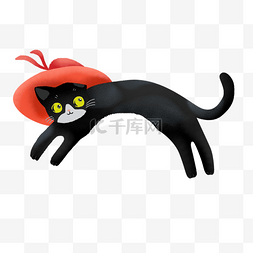 黑色的小猫咪图片_黑色的小猫咪 