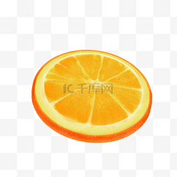黄色橙子片