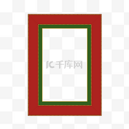 荧光点素材图片_圣诞节卡通扁平欧式荧光边框元素
