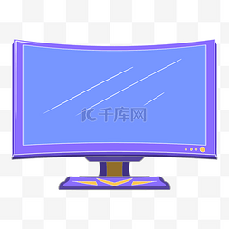 液晶电视机图片_蓝色液晶电视机