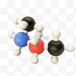 分子原子图片_黑色乙酸乙酯分子形状素材