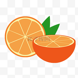 插图水果图片_卡通橙子矢量图下载