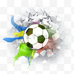 免抠足球元素图片_创意世界杯足球免抠图