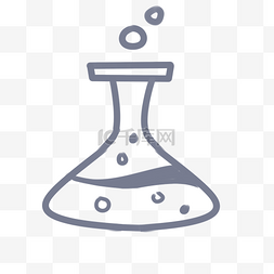 烧杯中的水图片_化学实验杯矢量插画