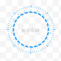 圆形数据图图片_科技感线条圆点四边形圆形图案
