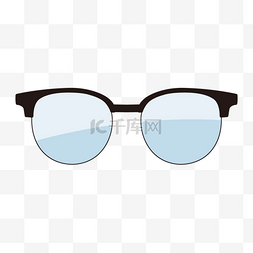 路口反光镜图片_个性精致大框眼镜装饰图案