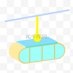 机身图片_蓝黄相间的直升机