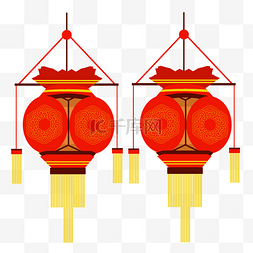 中国风春节喜庆红色灯笼