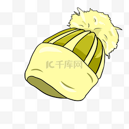 毛毛球帽子图片_手绘冬季毛球帽子插画
