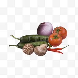 新鲜蔬菜实物图图片_蔬菜组合实拍（png免抠）