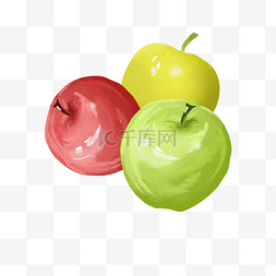 绿色健康清新图片_绿色食物苹果