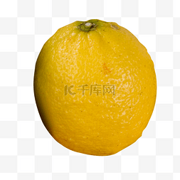 黄色圆弧柠檬食物元素