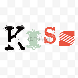 kiss图片_创意kiss文字图案设计