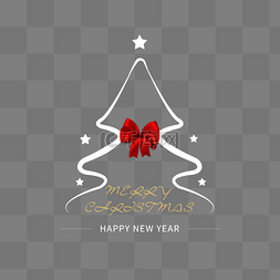 创意圣诞树素材图片_圣诞节过圣诞英文可爱字体温馨圣