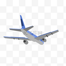 一架图片_航空的飞机客机插画