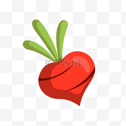 蔬菜蔬果萝卜图标