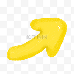符号3d图片_卡通黄色3D箭头