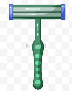 清洁工具绿色拖把
