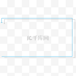 酷对话框图片_蓝色科技线框矢量图