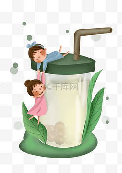台湾金煌芒图片_珍珠奶茶和女孩