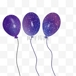 飘起的气球图片_手绘装饰气球