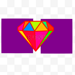 毫升数值图片_切割成功的钻石五彩缤纷颜色