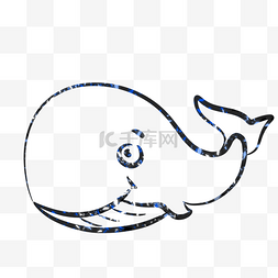 鲸鱼彩色图片_鱼海洋鲸鱼