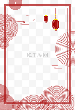 古典元素海报图片_中国风年画海报边框肌理